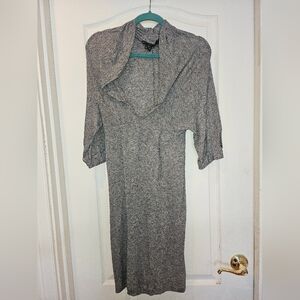 French Connection Gray Dress with Cowl Neck Size6